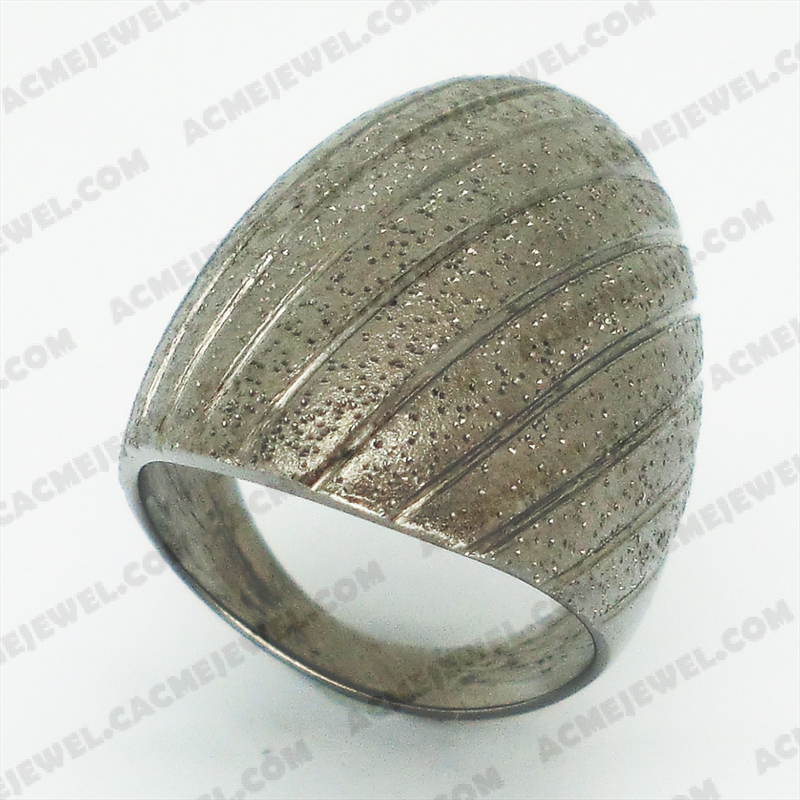 Rings Silver sand / sparkling 2-tone( black rhodium plating(sand finishing)/sparkling finishing)