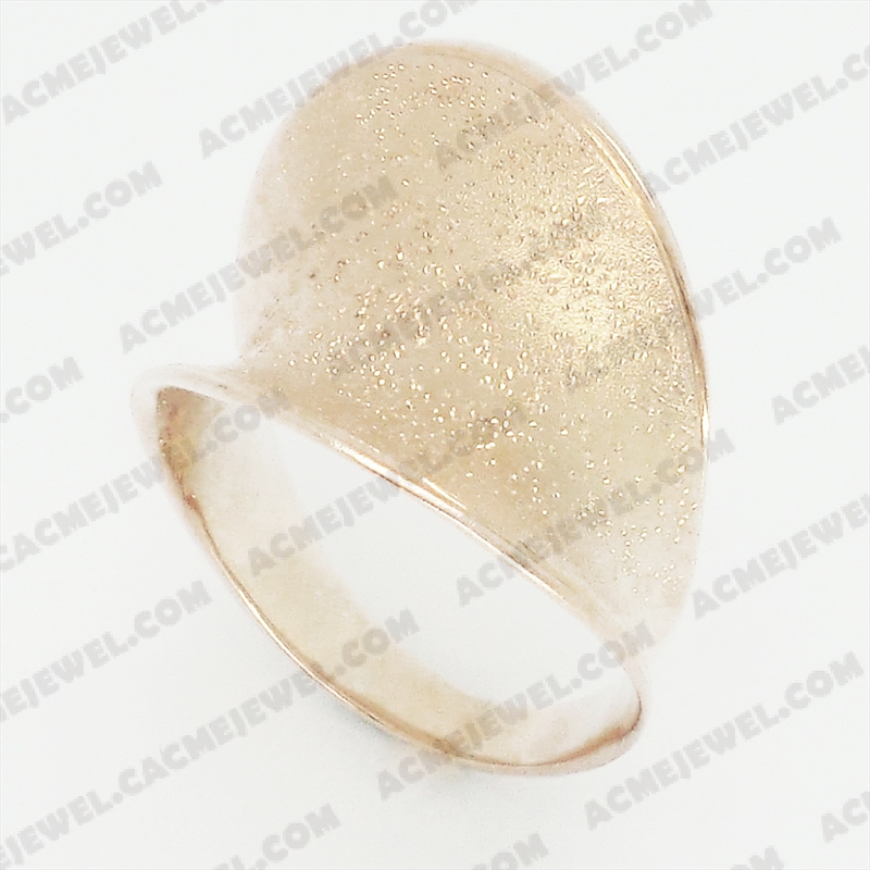 Rings Silver matt / sparkling / shiny 3-tone( matt  gold plating / sparkling finishing / gold plating)