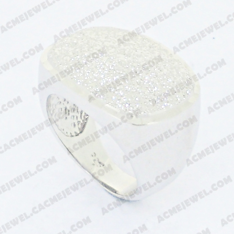 Rings Silver matt / pattern engraving / sparkling 3-tone( matt  plating /pattern  engraving /sparkling finishing)