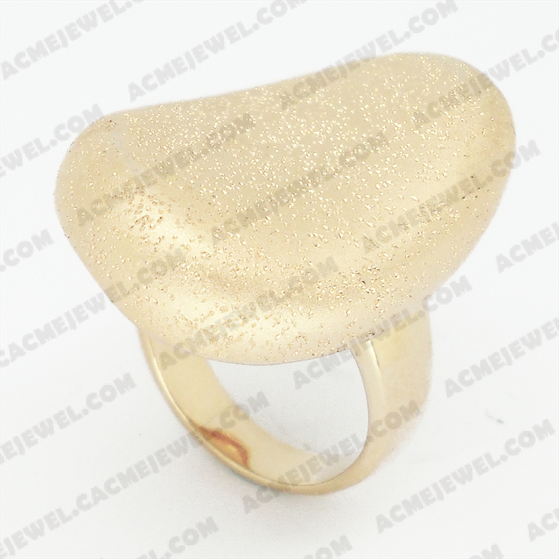 Rings Brass matt / sparkling / shiny 3-tone( matt  gold plating / sparkling finishing / gold plating)