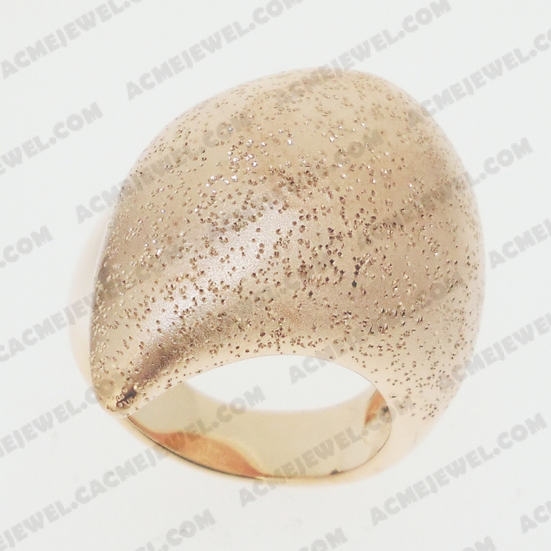 Rings Brass matt / sparkling / shiny 3-tone( matt rose gold plating / sparkling finishing /rose gold plating)