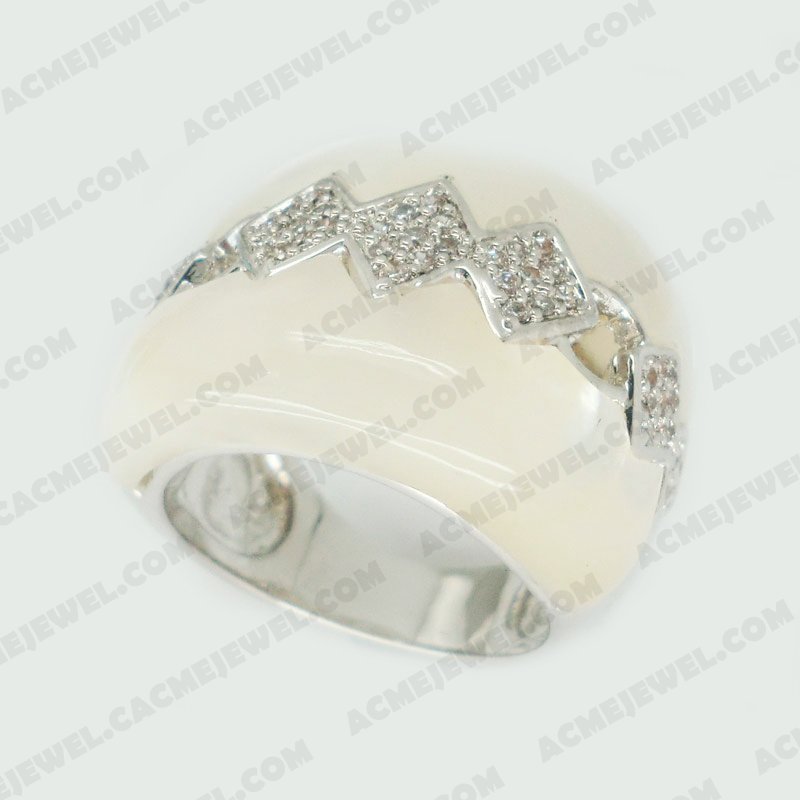 Rings Brass Shiny Rhodium