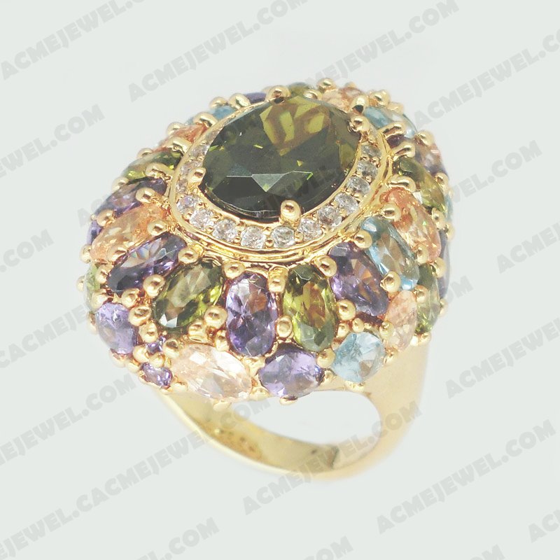 Rings Brass Shiny Gold