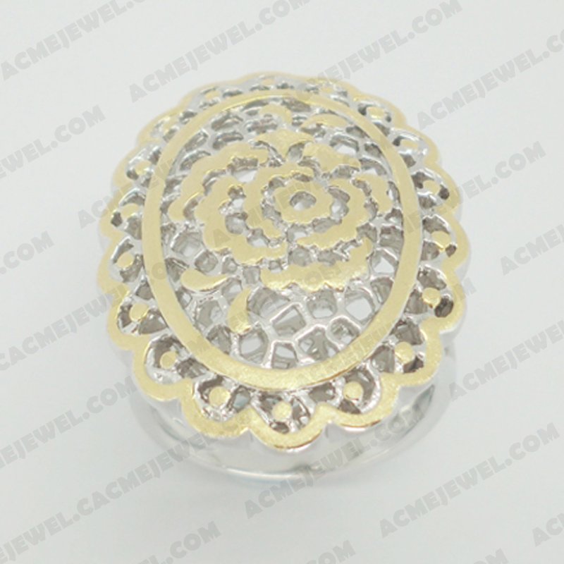 Rings Brass Sand finishing Gold / Rhodium