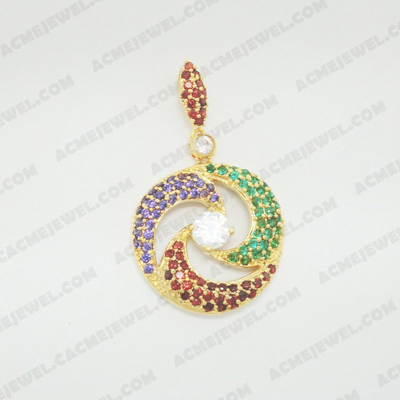 Pendants Brass Shiny Gold