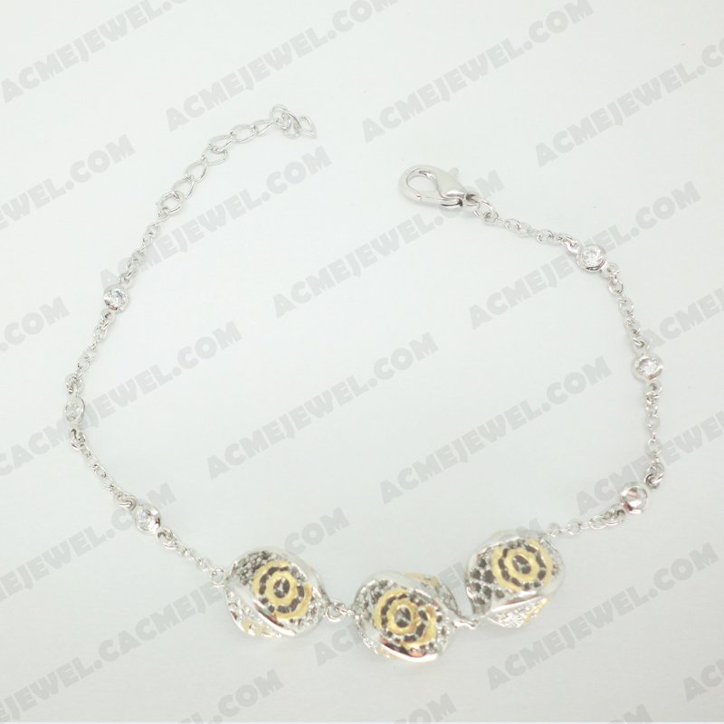 Bracelets & Bangles Brass Sand finishing / Shiny Rhodium / Gold