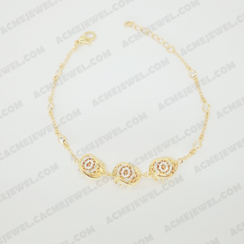 Bracelets & Bangles Brass Sand finishing / Shiny Rhodium / Gold