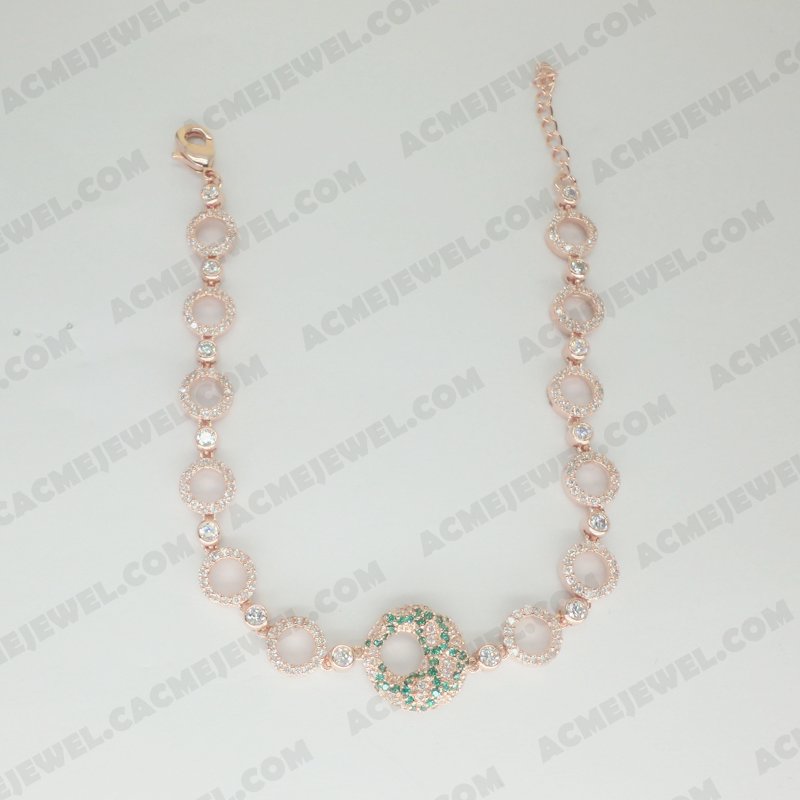 Bracelets & Bangles Brass Shiny Rose gold