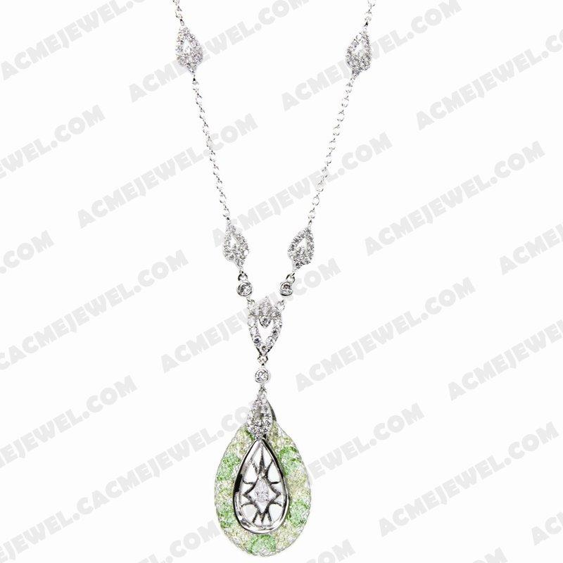 Necklace 925 Sterling Silver  Rhodium