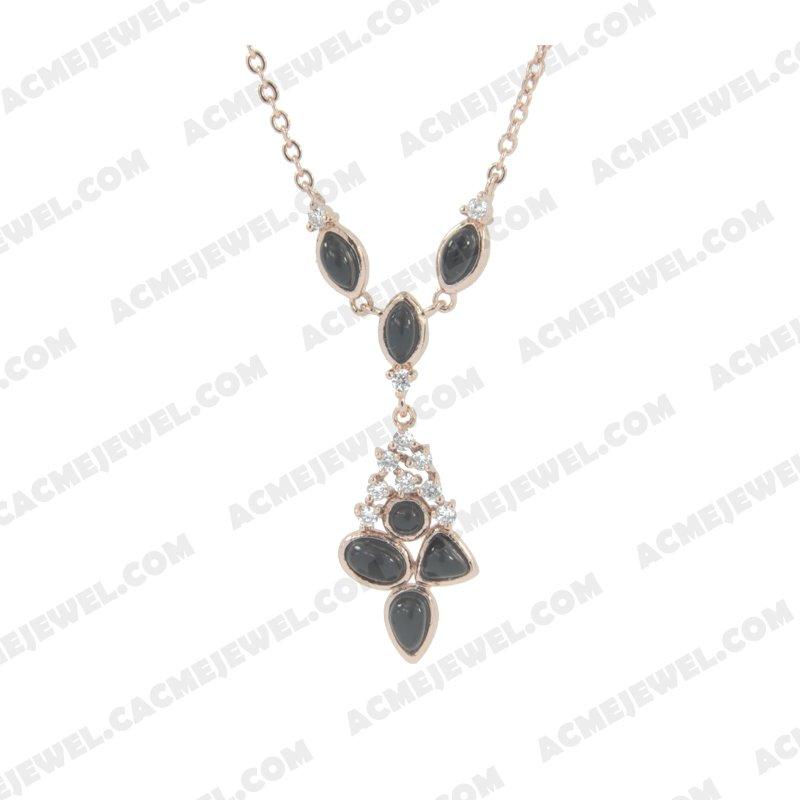 Necklace 925 sterling silver   Rose gold 