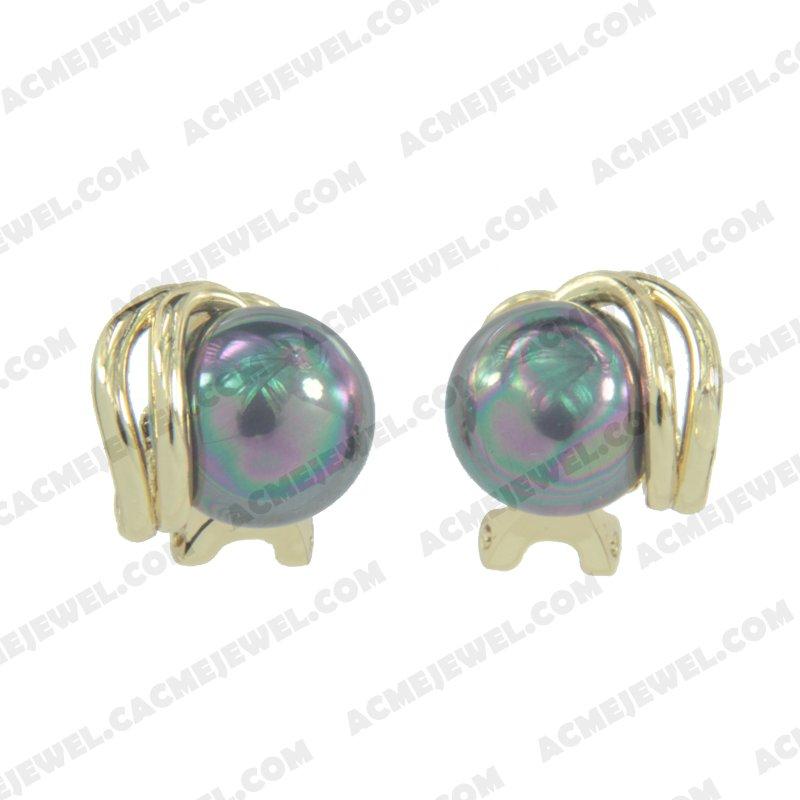 Earrings 925 sterling silver   Gold 