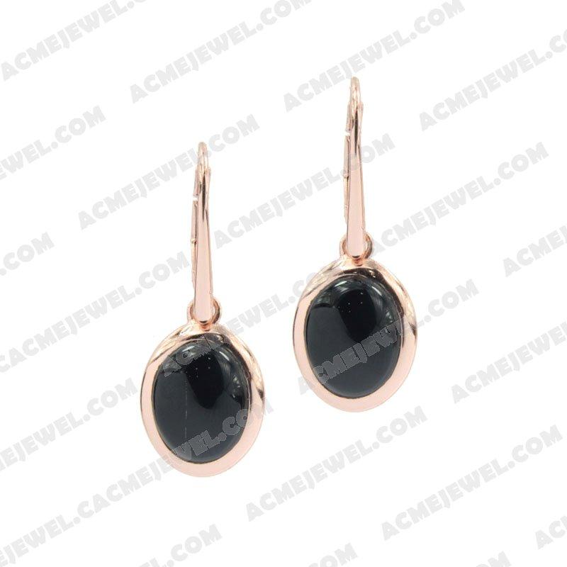 Earrings 925 sterling silver   Rose gold 