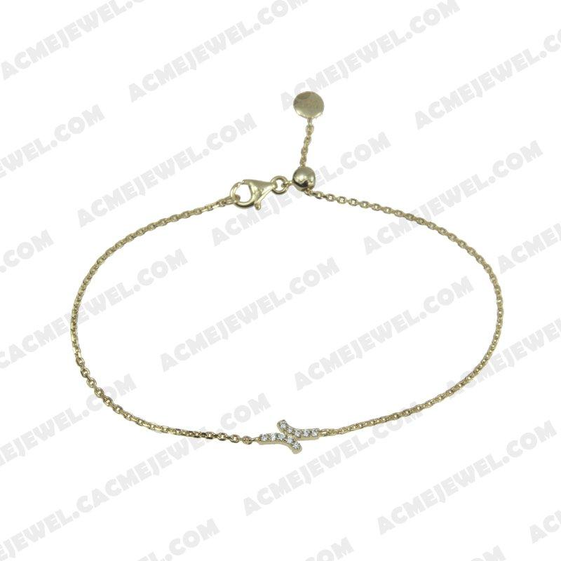 Bracelets & Bangles 925 Sterling Silver  Gold