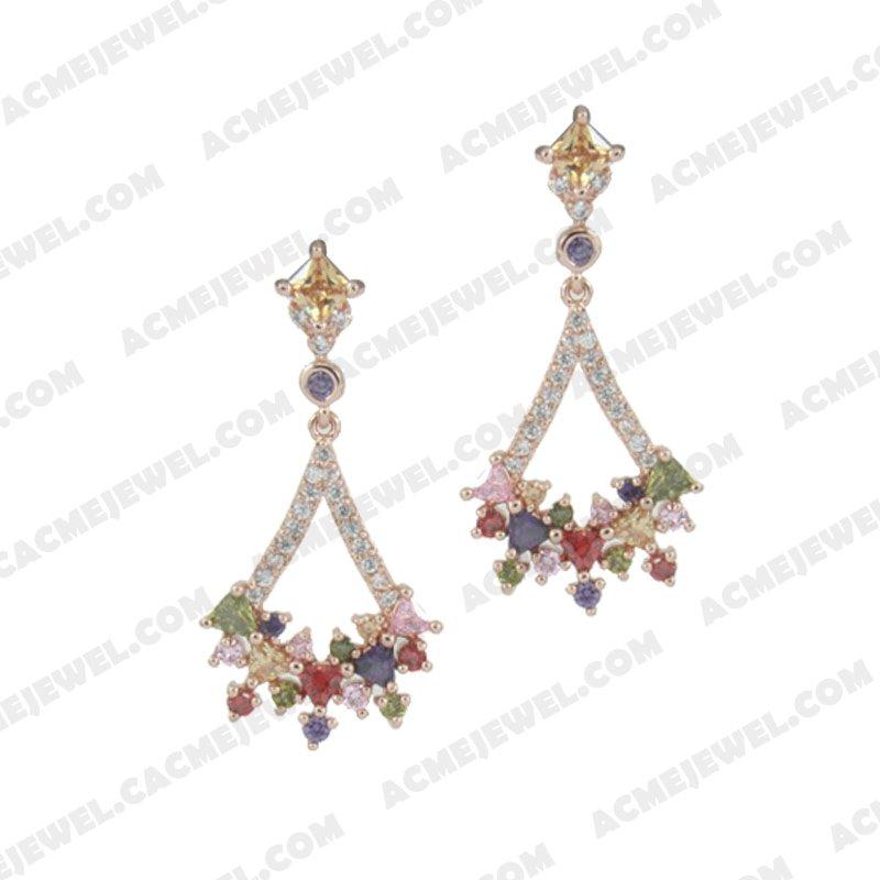 Earrings 925 sterling silver   Rose gold 