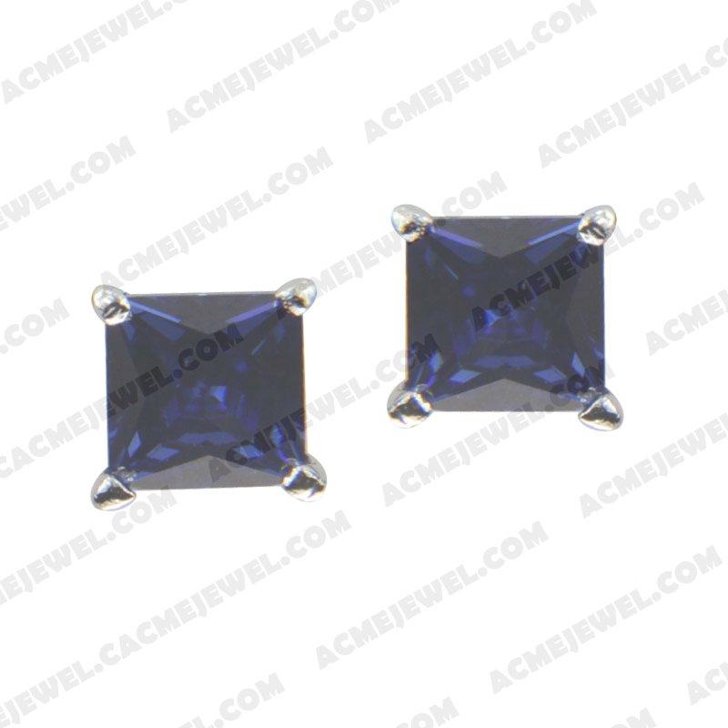 Earrings 925 sterling silver   Rhodium 