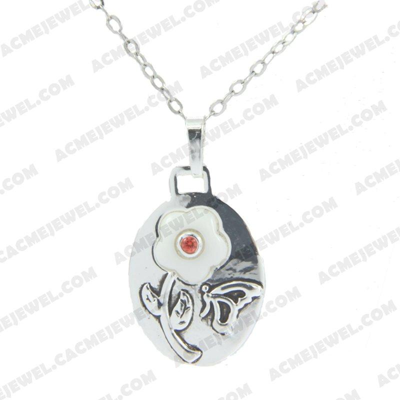 Pendants 925 sterling silver  2-tone Rhodium and black smear